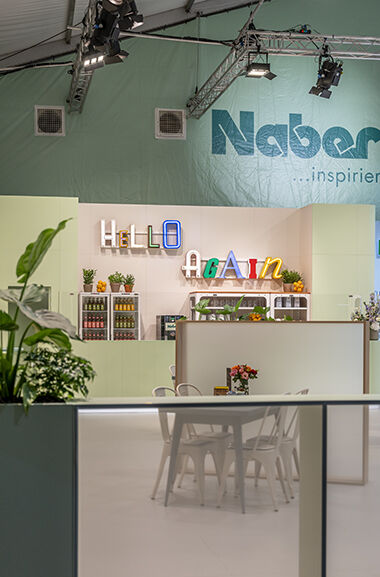 Referenz Schleper Design Messebau: Naber GmbH auf der area30